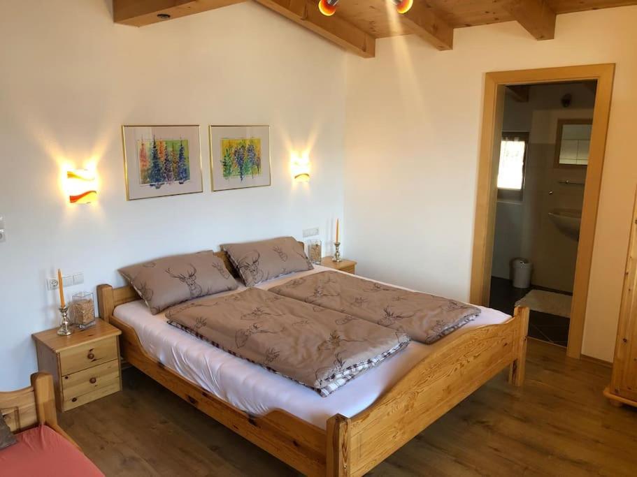 Ferienhaus Zillertal Panorama Blick Balkon Sauna Zellberg エクステリア 写真