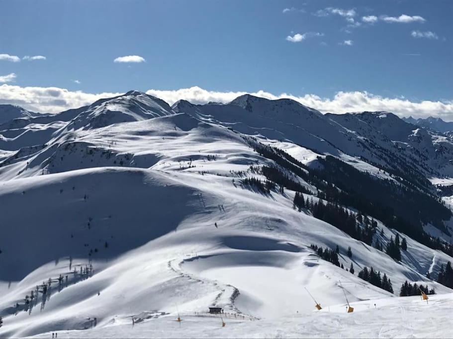 Ferienhaus Zillertal Panorama Blick Balkon Sauna Zellberg エクステリア 写真
